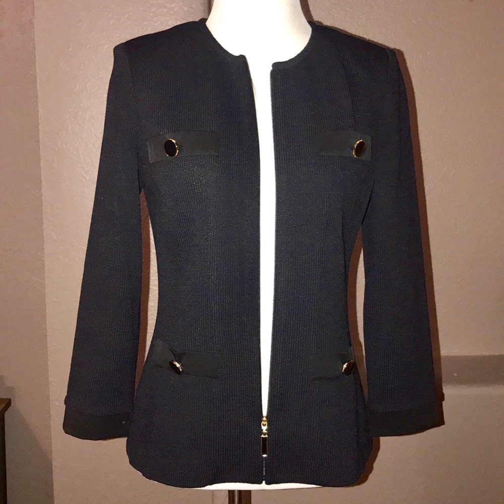 St. John collection black blazer